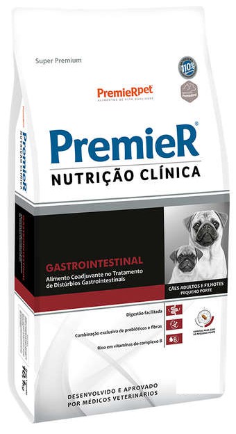 Premier Nutrição Clínica Gastrointestinal Cães Adultos Pequeno Porte