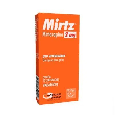 Mirtz 2mg -  12 Comprimidos para Gatos
