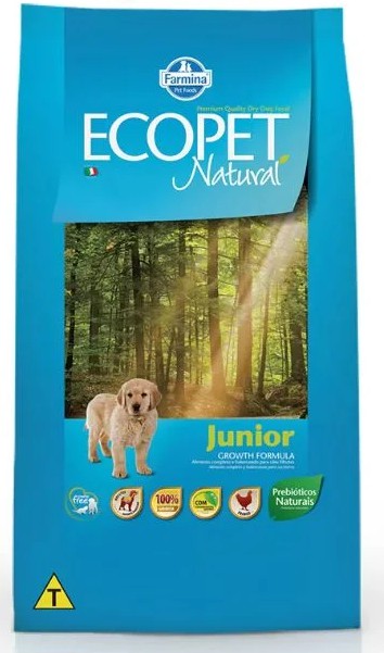 Ração Cães Júnior Ecopet Natural