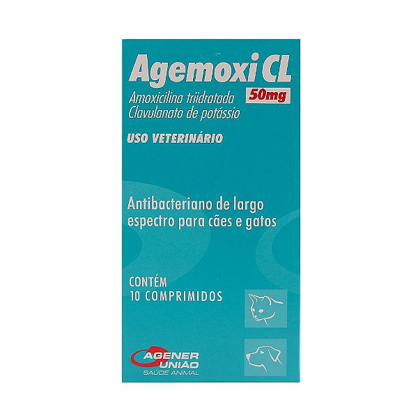 Agemoxi CL 50mg 10 comprimidos