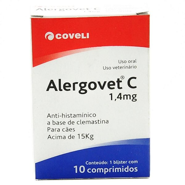 Alergovet C 1,4mg 10 comprimidos