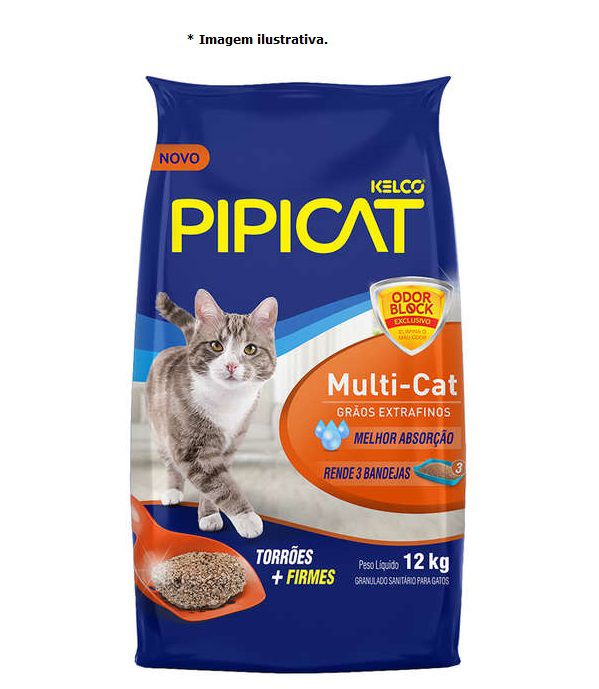 Granulado Sanitário Kelco Pipicat Multicat 12kg