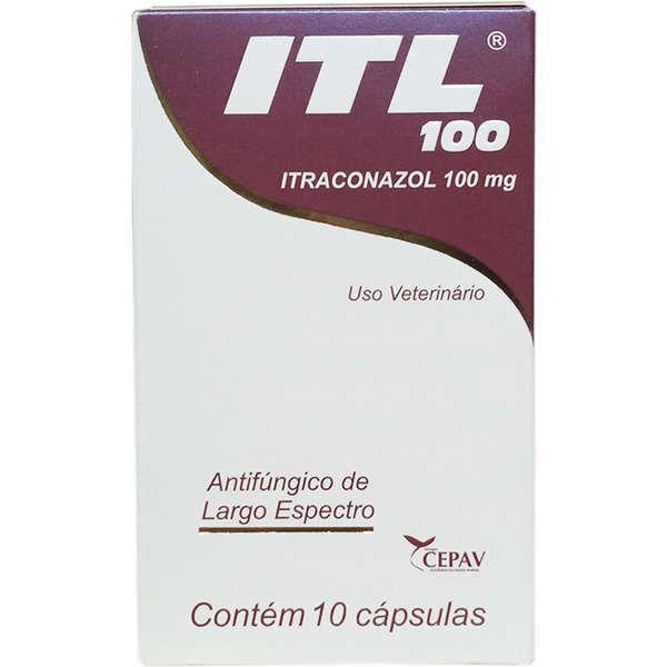 Itraconazol 100mg 10 cápsulas - ITL 100