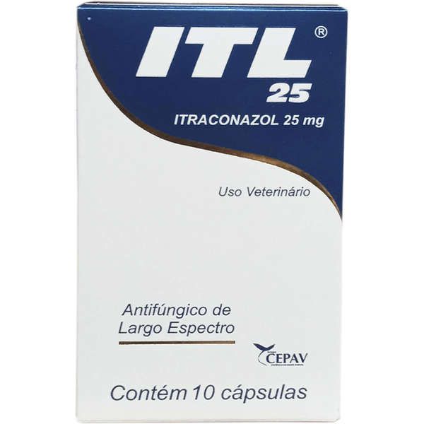 Itraconazol 25mg 10 cápsulas - ITL 25