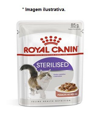 Royal Canin Sachê Feline Sterilised 85g (Pedaços ao Molho)