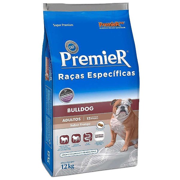 Ração Premier Bulldog Adulto 12 Kg