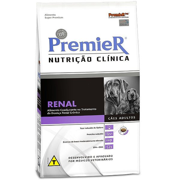 Ração Premier Nutrição Clínica Renal Cães 10,1kg