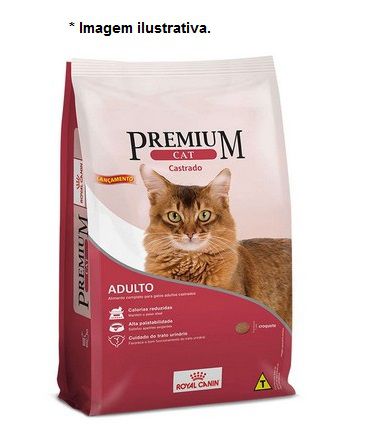 Ração Royal Canin Premium Cat Castrados 10,1kg