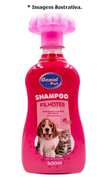 Shampoo Filhotes Genial Pet 500ml (Cães e Gatos)