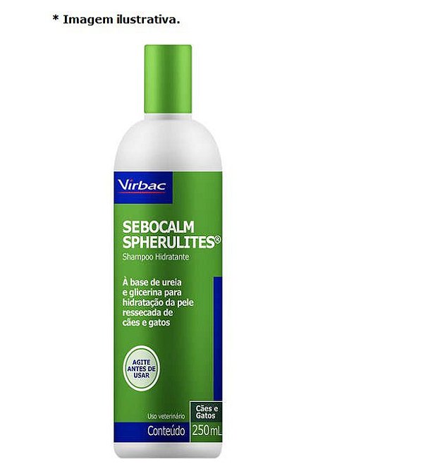 Shampoo Sebocalm Spherulites Virbac 250ml (Cães e Gatos) - sosracoes