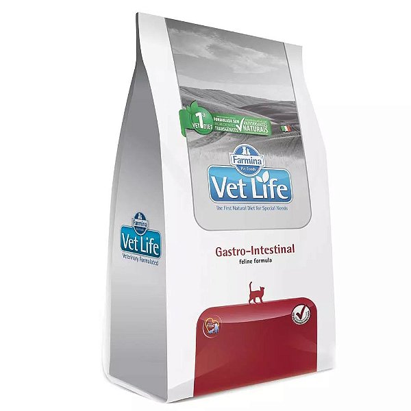 Ração Vet Life Gatos Gastro Intestinal 2 kg