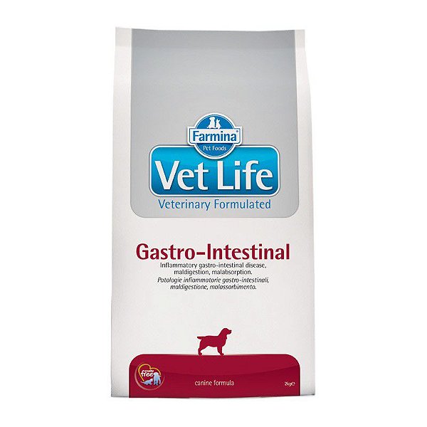 Ração Vet Life Cães Gastro Intestinal 2kg