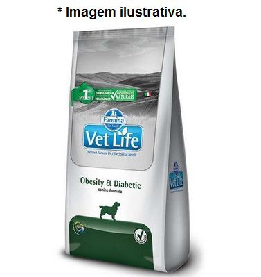 Ração Vet Life Cães Obesity & Diabetic 10,1 kg