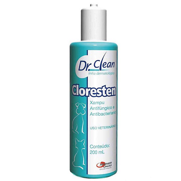 Shampoo Cloresten Dr. Clean 200ml (Cães e Gatos)
