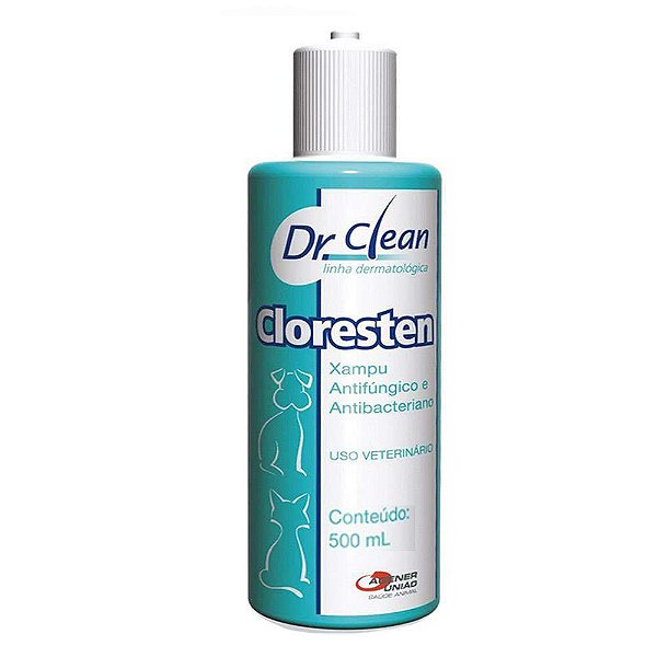 Shampoo Cloresten Dr. Clean 500ml (Cães e Gatos)