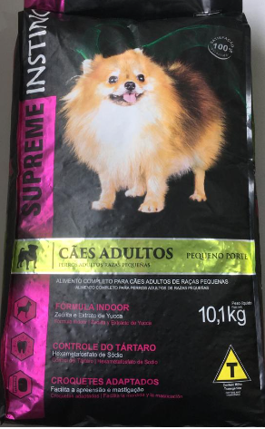 Ração Cães Adultos Supreme Instinct Raças Pequenas 10kg
