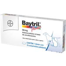 Baytril Flavour 50 mg - 10 comprimidos (Palatáveis)