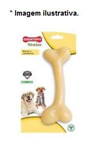 Brinquedo para Cães Odontopet Sênior Osso P - menta - aprox.14cm