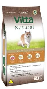 Ração Gatos Castrados Vitta Natural Frango 10,1 kg