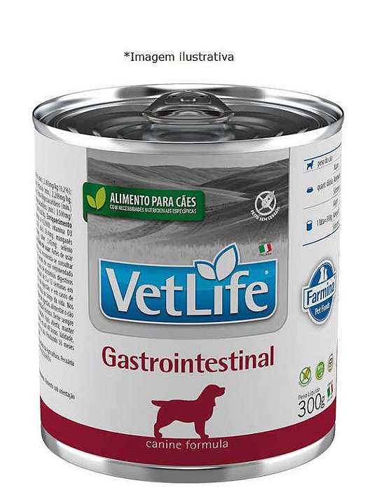 Lata Vet Life Gastro Intestinal Cães 300g