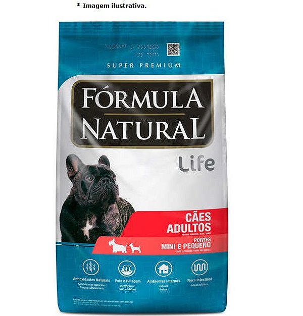 Ração Fórmula Natural Life Cães Adultos Raças Mini e Pequenas 15kg