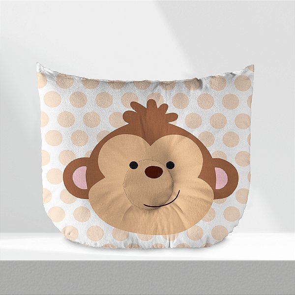 Travesseiro para Bebê Anatômico Anti Refluxo Macaco | Mega Loja do Bebê -  Mega Loja do Bebê: enxoval para bebê, kit berço, kit cama babá, cortina e  roupinhas