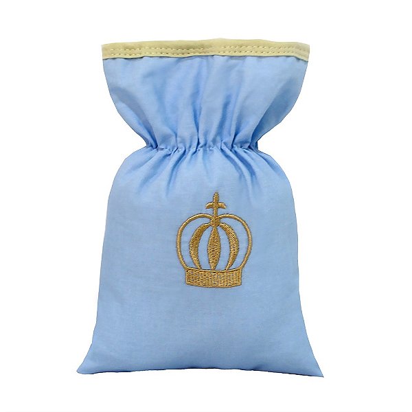 Bolsa Térmica para Bebê Coroa Luxo Azul