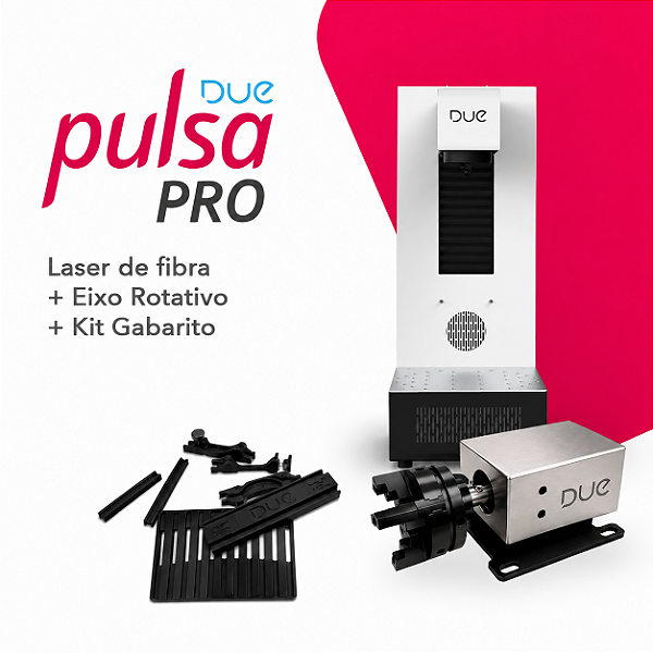 ..::PROMOÇÃO::.. - Due Pulsa Pro + eixo - Máquina de Gravação a Laser 30W