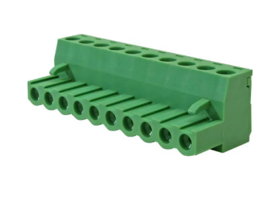 Conector Borne Fêmea 10V - (90' Passo 5,08mm)