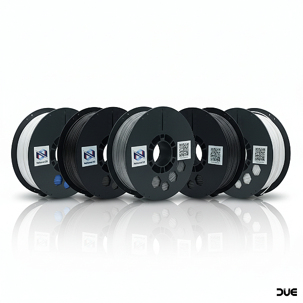 KIT 5 filamentos para Impressão 3D - Tons