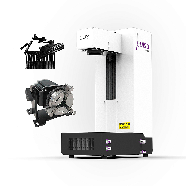 Combo Due Pulsa Pro - Gravadora Laser + eixo rotativo + gabarito