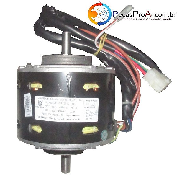 Motor Ventilador Evaporadora Carrier Space Piso Teto 60.000Btu/h 42XQB060515LC