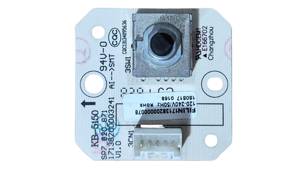 Placa Eletrônica do Botão da Secadora Midea 11,2Kg SM112