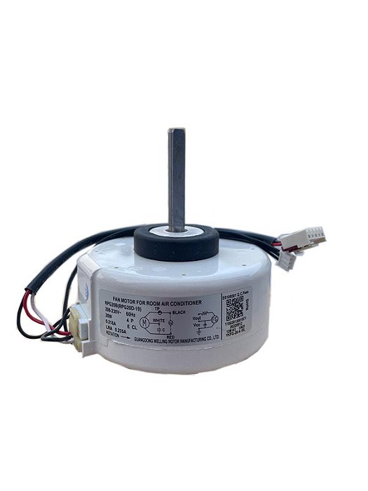 Motor Ventilador Evaporadora Midea Tempstar Split Hi-Wall Inverter 12.000Btu/h 42AFVQG12T5