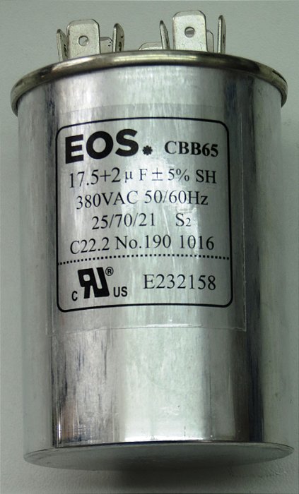 CAPACITOR 17,5+2UF 380V