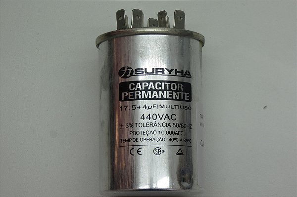 CAPACITOR PERMANENTE 17.5 4uf-440V