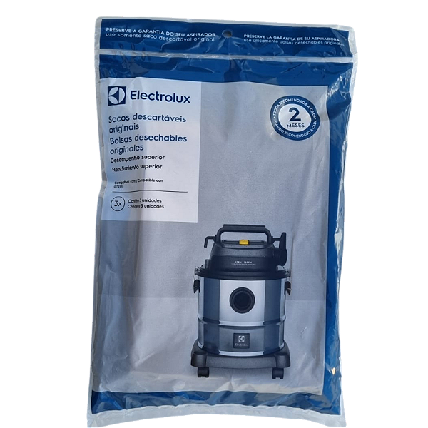 Sacos Descartáveis Originais Aspirador Electrolux GT20i
