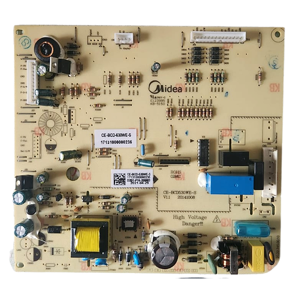 Placa Eletrônica Refrigerador Midea Frost Free Side MD-RS587FGA221