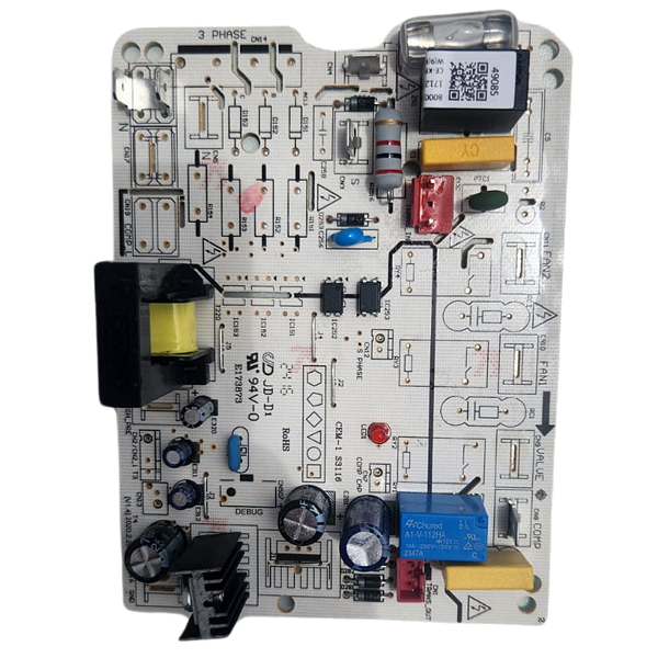 Placa Eletrônica da Condensadora Samsung Split Hi Wall 22.000Btu/h AR24TRHQCURXAZ
