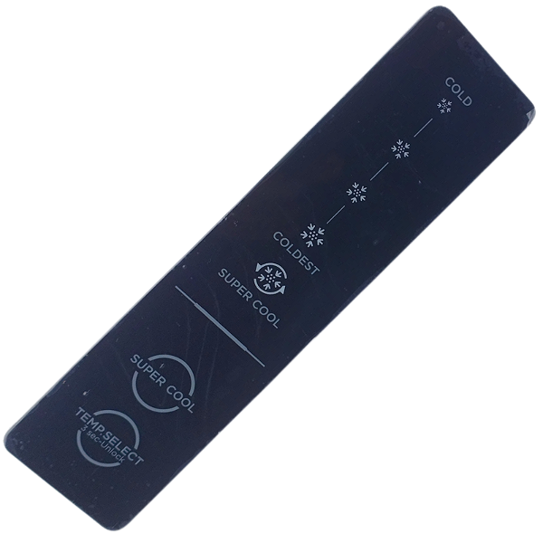 Placa Display Geladeira Midea Frost Free Duplex 463L Inox Preta MD-RT645MTA281