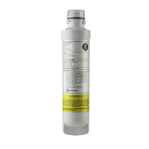 Filtro de Agua do Purificador Electrolux com Compresso e Painel Mecânico Cinza PC41X