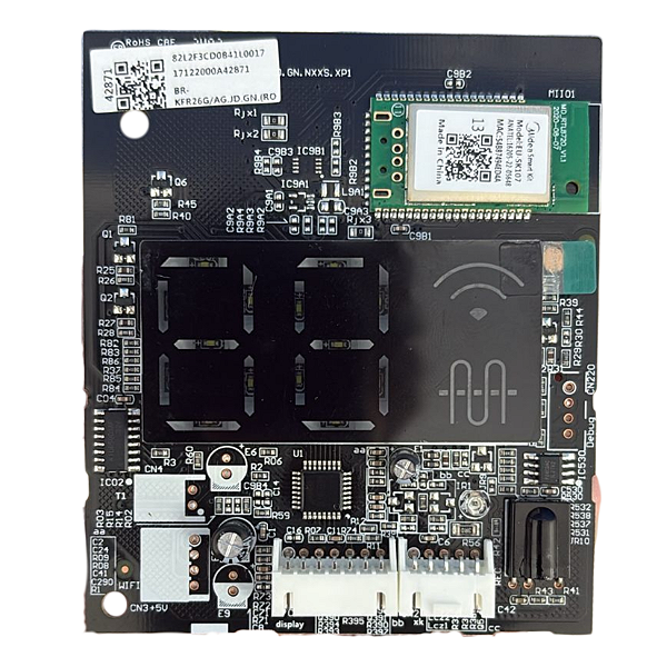 Placa Eletrônica do Display Ar-Condicionado Midea Inverter Xtreme Save Connect 18.000Btu/h 42AGVQI18M5