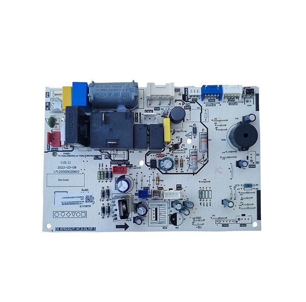Placa Eletrônica Principal da Evaporadora Midea Split Hi-Wall 9.000Btu/h 42AFQA09F5