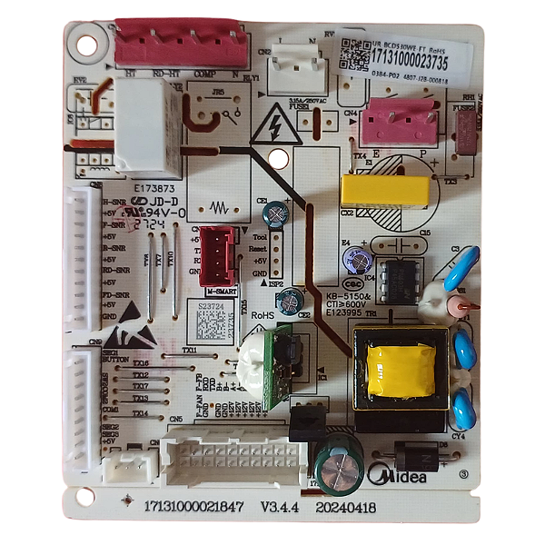 Placa Eletrônica Geladeira Midea Side by Side 511L Inox MD-RS710FGD461