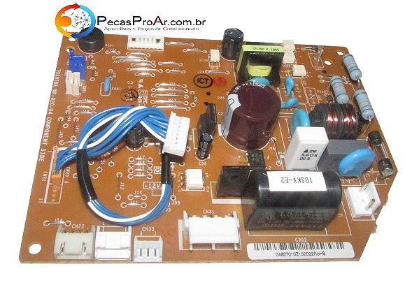 Placa Eletrônica da Evaporadora Ar Condicionado Toshiba 43T69824