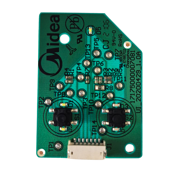 Placa Eletronica do Interface Midea Robo Aspirador VRA21BB