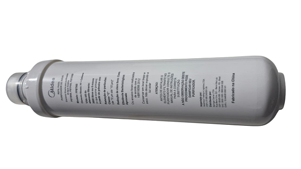Filtro Purificador Água Classe C Refil Midea Cinza PBTCNB