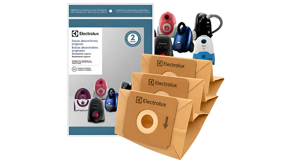 Kit 3 Sacos De Aspirador De Pó Descartáveis Electrolux ONE03