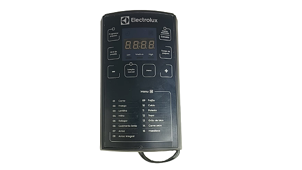Painel da Panela de Pressão Elétrica Electrolux Rita Lobo 6L Preta PCC20