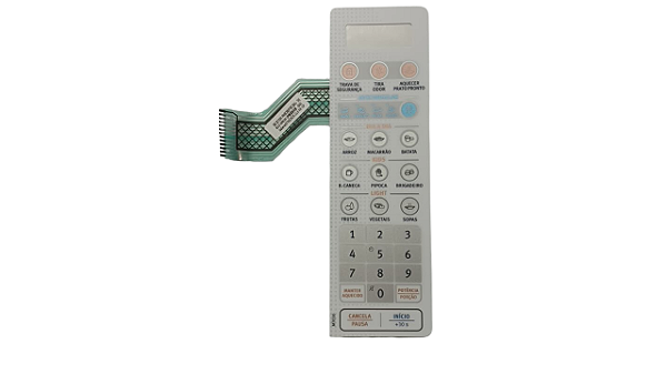 Membrana Painel de Controle Micro-Ondas Electrolux 20L Branco MTO30